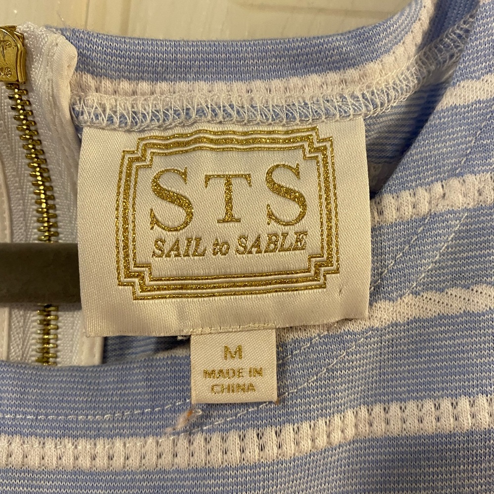 Sail to Sable stripe shift dress Sz M💙